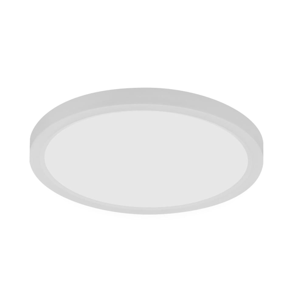 Plafonnier plastique blanc 17x17x2.5cm led 8w