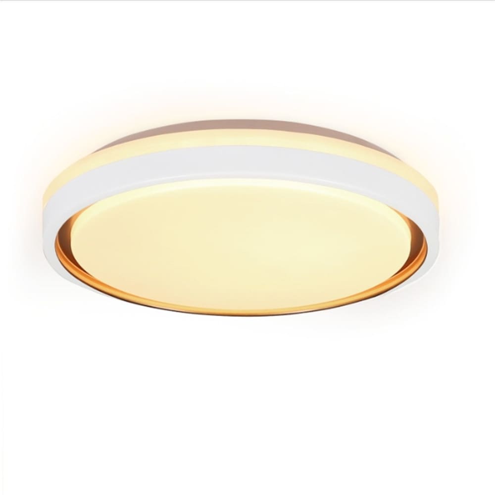 Plafonnier fer blanc 30x30x6cm led 18w