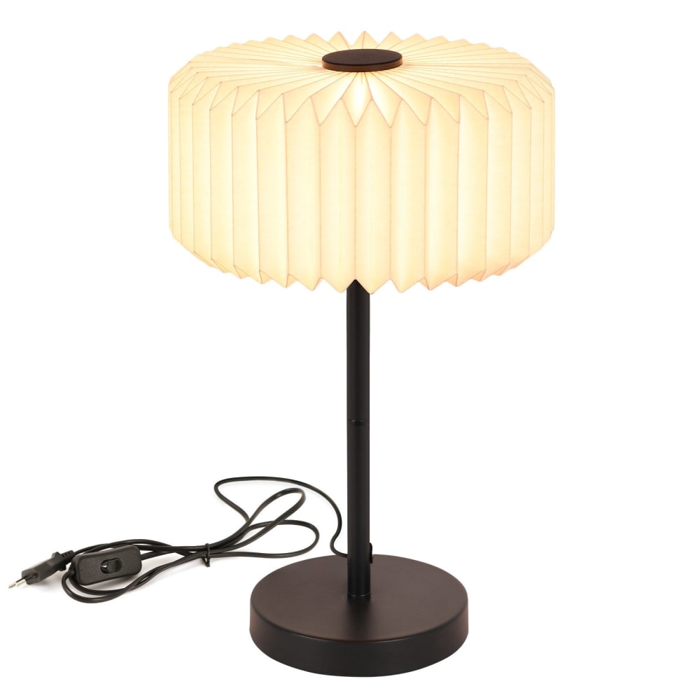 Lampe de table fer blanc 24x24x40.2cm g9