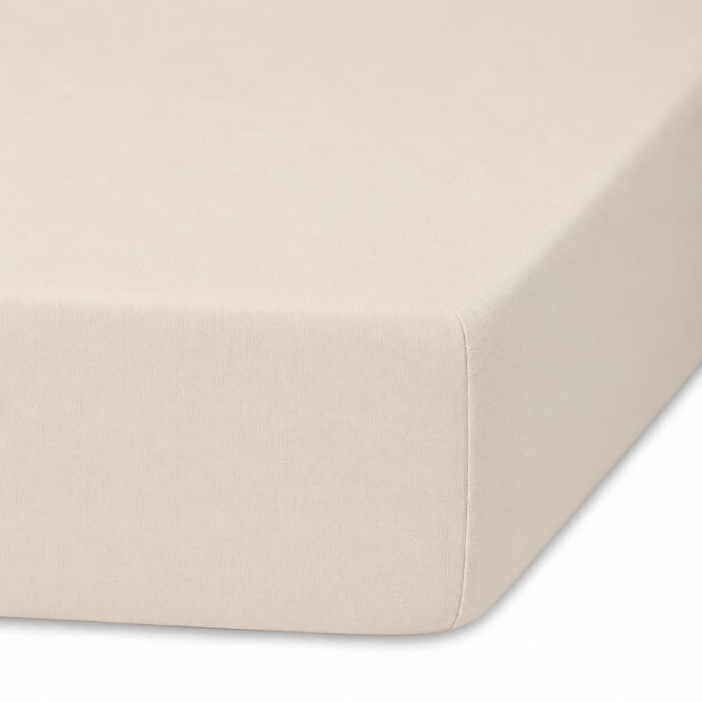 drap housse lin lavé