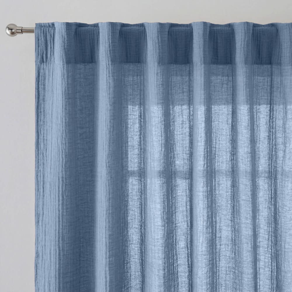 Schlaufenvorhang aus Baumwolle 140x290 - Maisons Du Monde