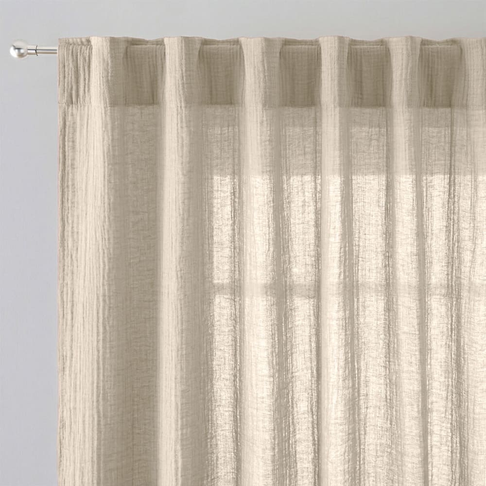 Schlaufenvorhang aus Baumwolle 140x290 - Maisons Du Monde