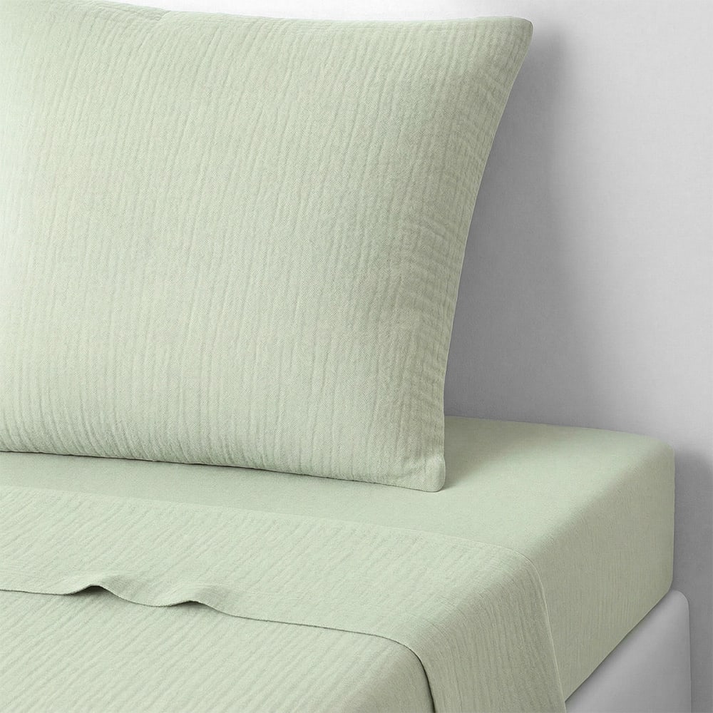 Drap plat gaze de coton