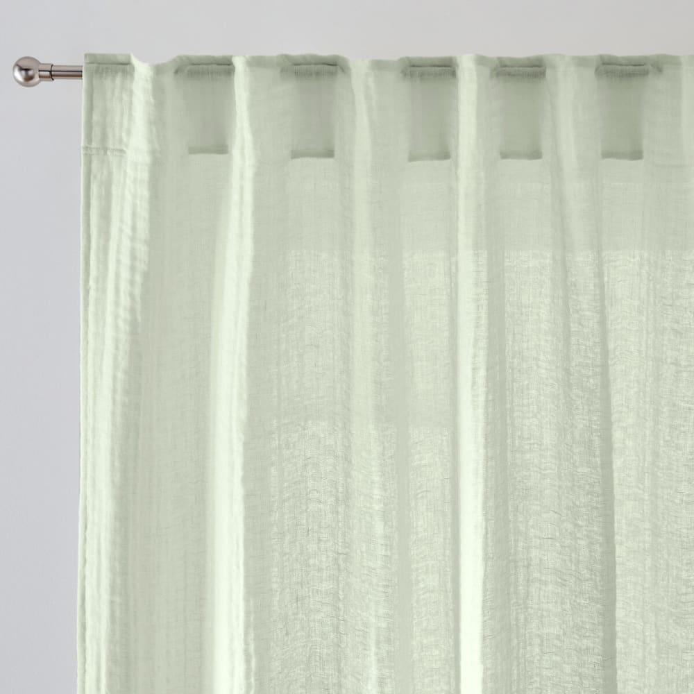 Schlaufenvorhang aus Baumwolle 140x290 - Maisons Du Monde