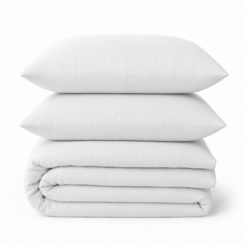 Bettwäsche-set (65x65) aus Leinen weiß - Maisons Du Monde
