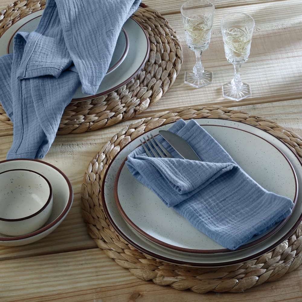 4er-set Stoffservietten aus Baumwolle 40x40 - Maisons Du Monde