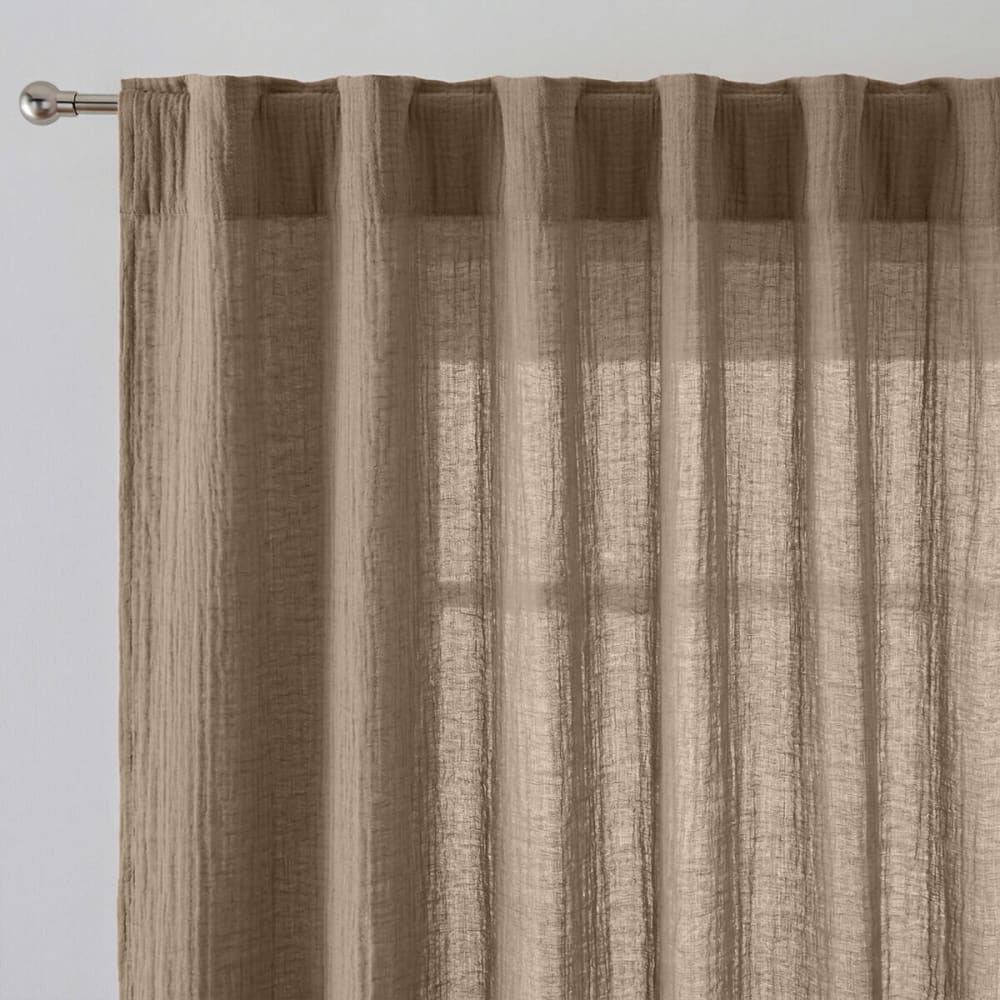 Schlaufenvorhang aus Baumwolle 140x290 - Maisons Du Monde