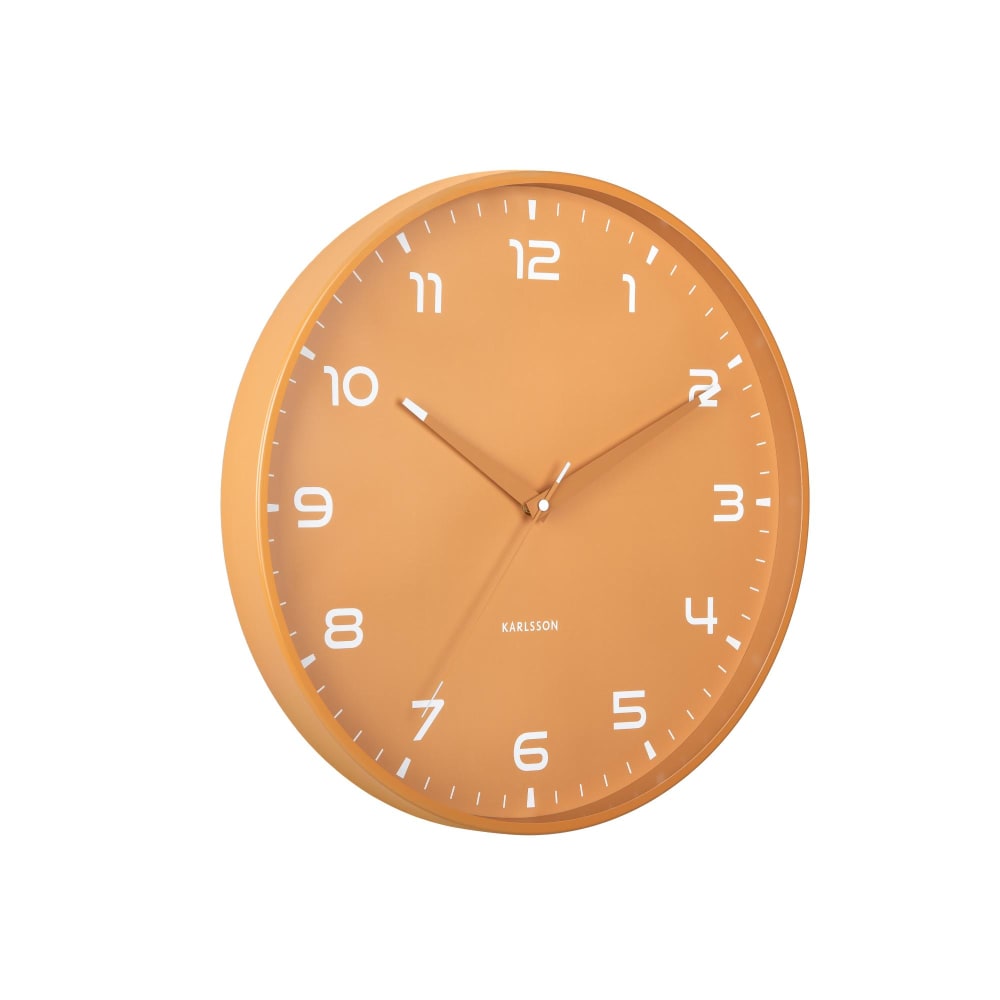 horloge murale aluminium