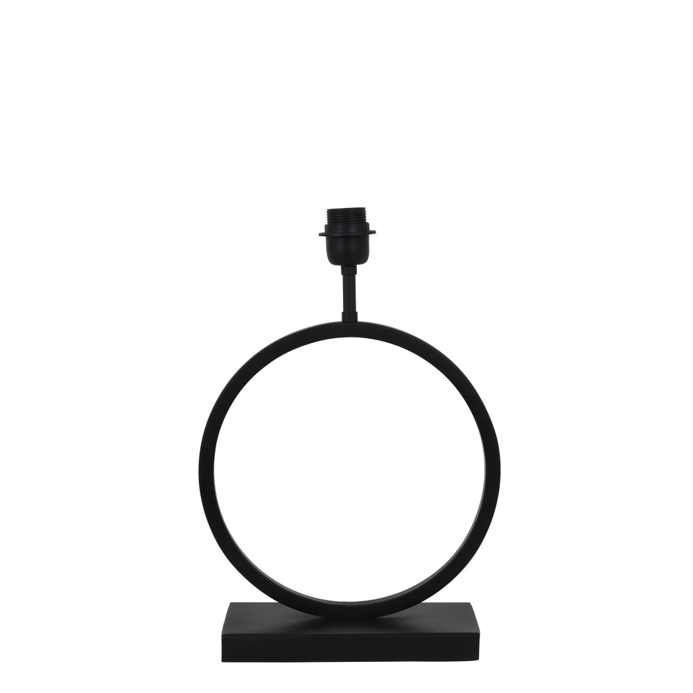 Light & Living Lampensockel aus Metall, schwarz, 30x12.5x42cm style modern - Metall