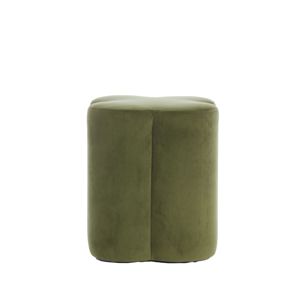 Pouf textile olive 38x38x45cm