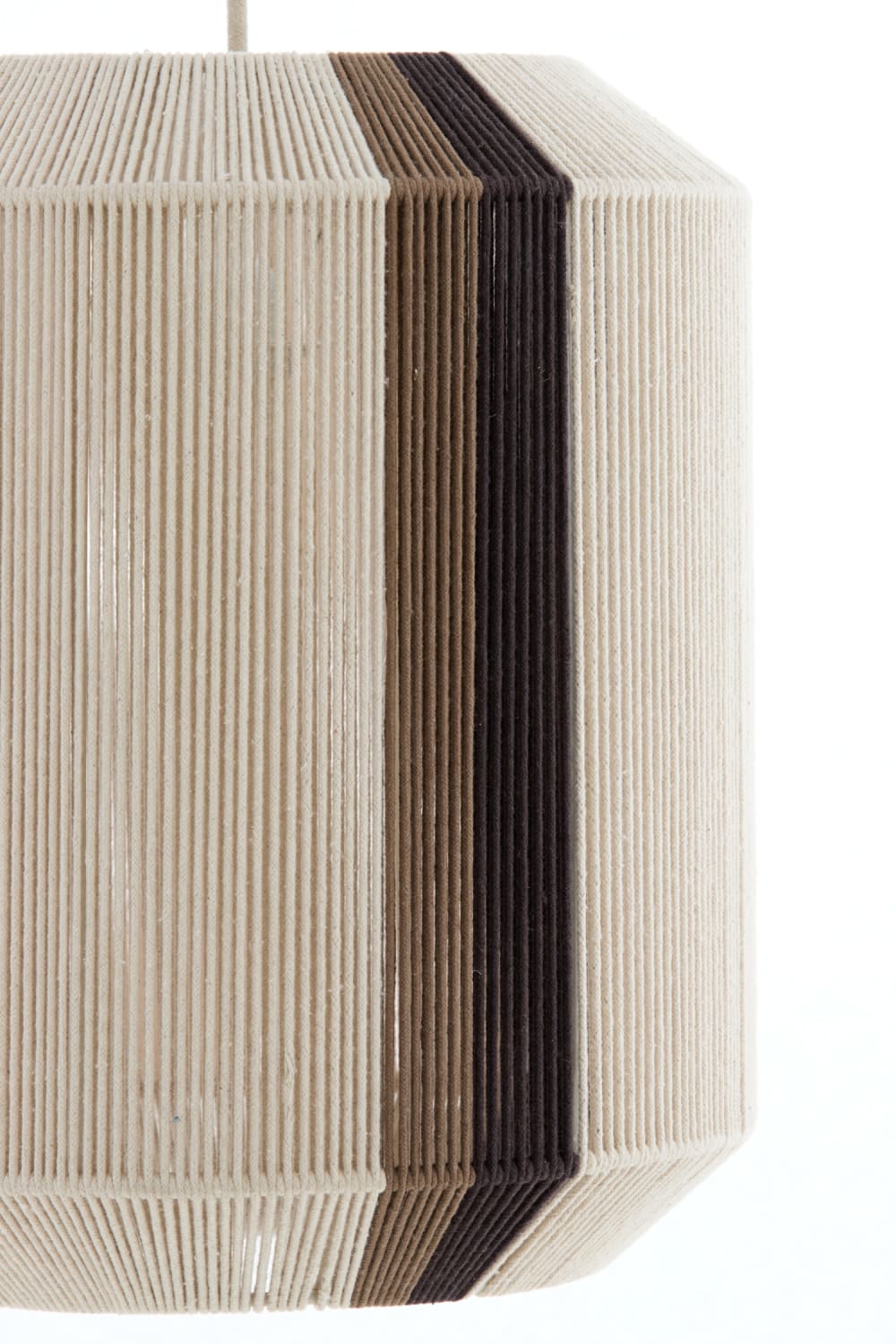 Suspension textile crème ø36cm — vue 4