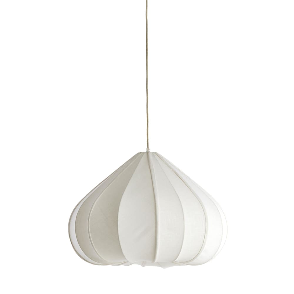 suspension textile blanc