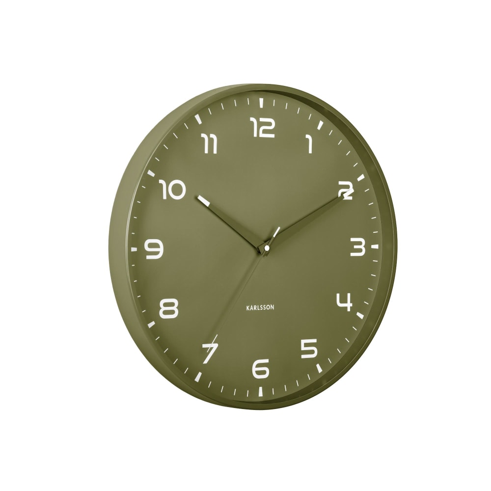 horloge murale aluminium