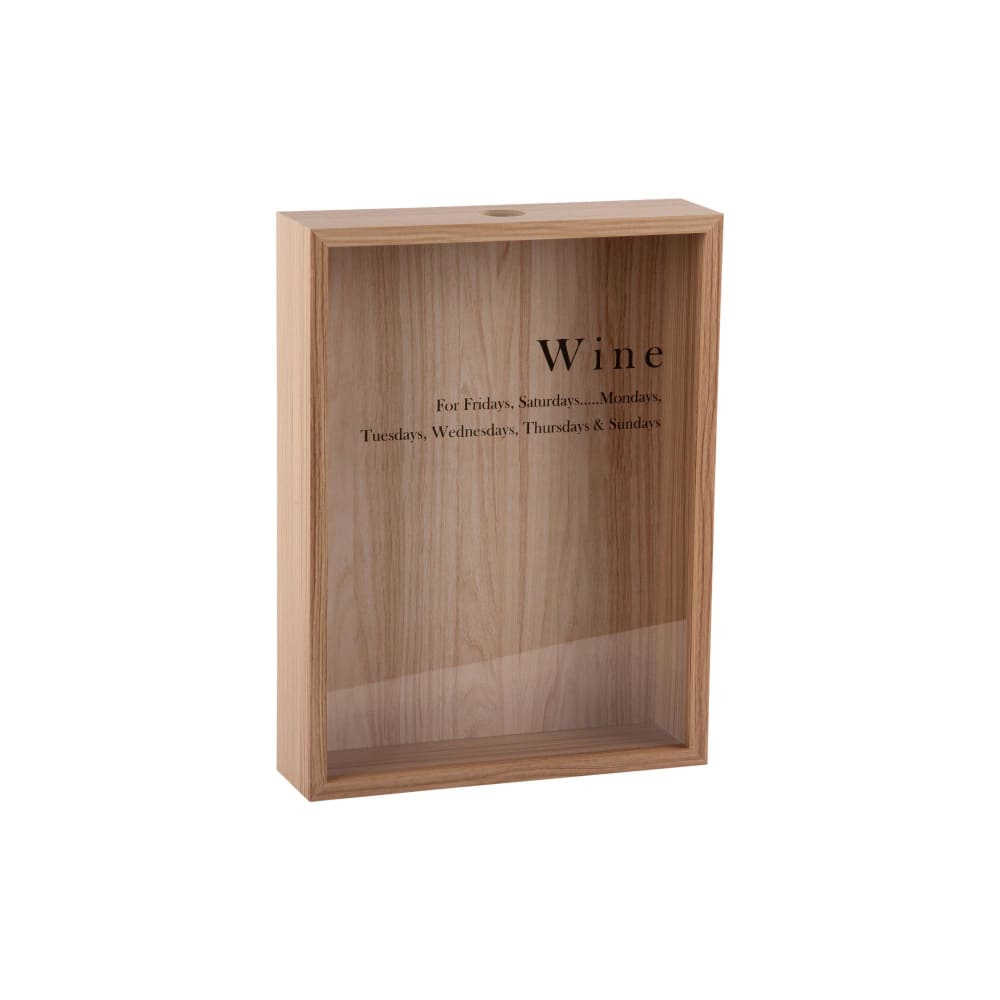 Wanddekoration Aus Mdf, Helles Holz, 8X30X40Cm
