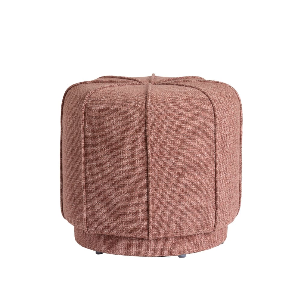 Pouf rose ø50,5x46cm