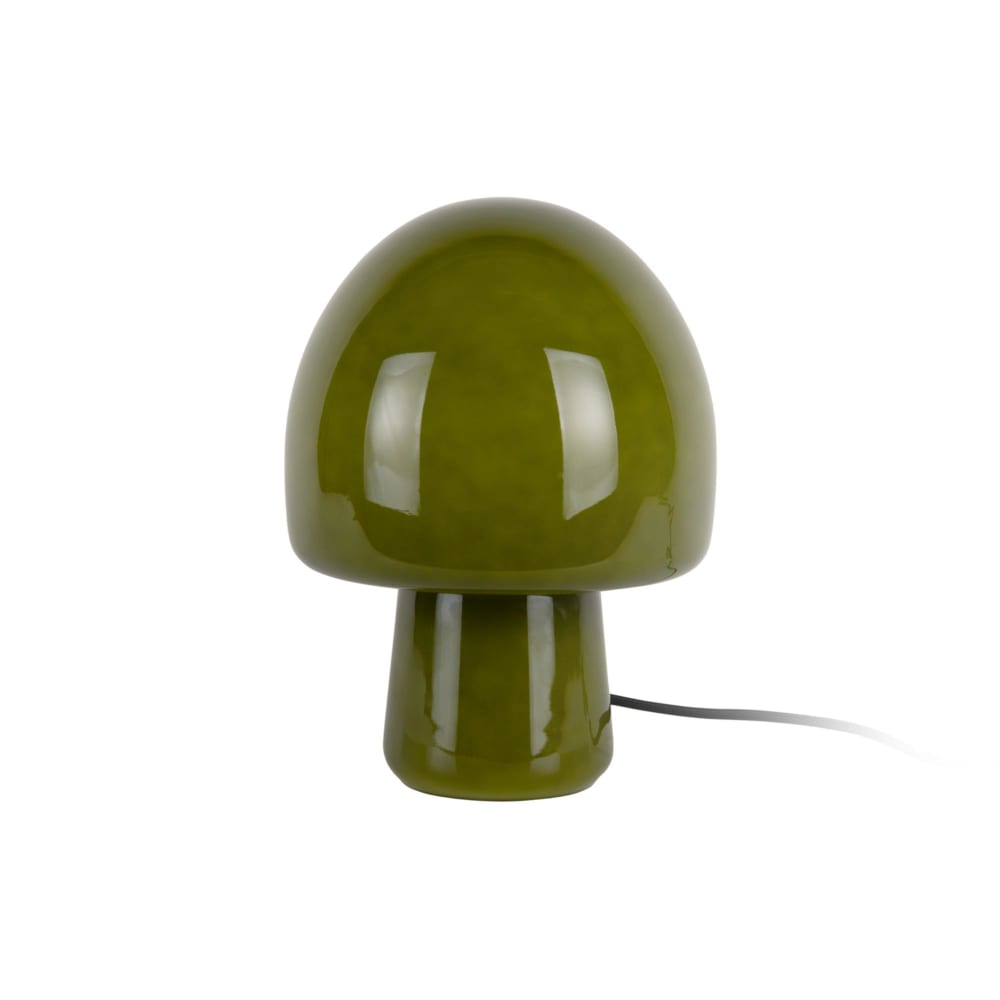 lampe de table verre - vert