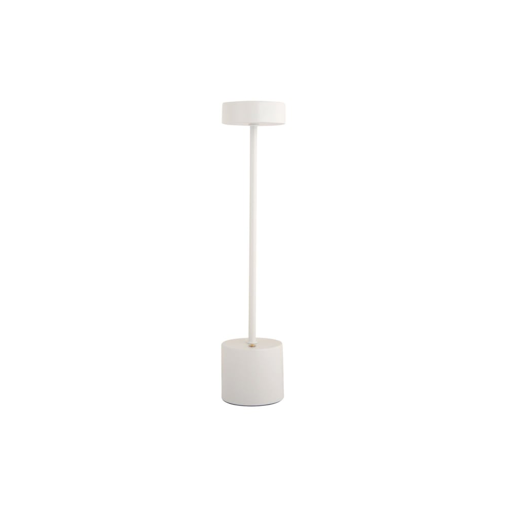 Lampe de table métal blanc 8x8x37.5cm