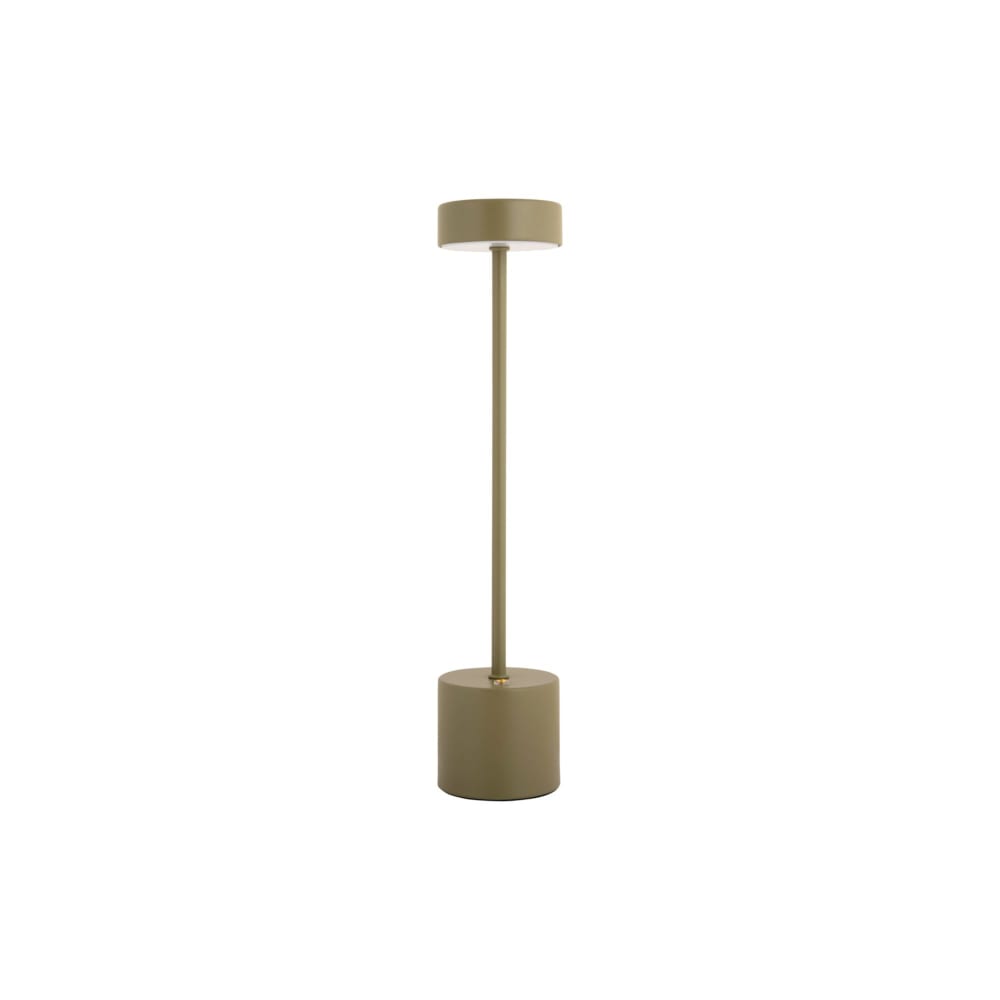 Lampe de table métal vert 8x8x37.5cm