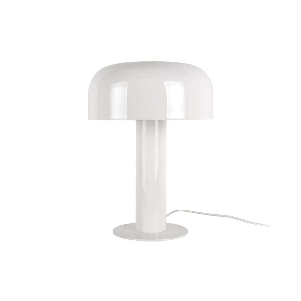 Lampe de table métal blanc 31x31x42cm