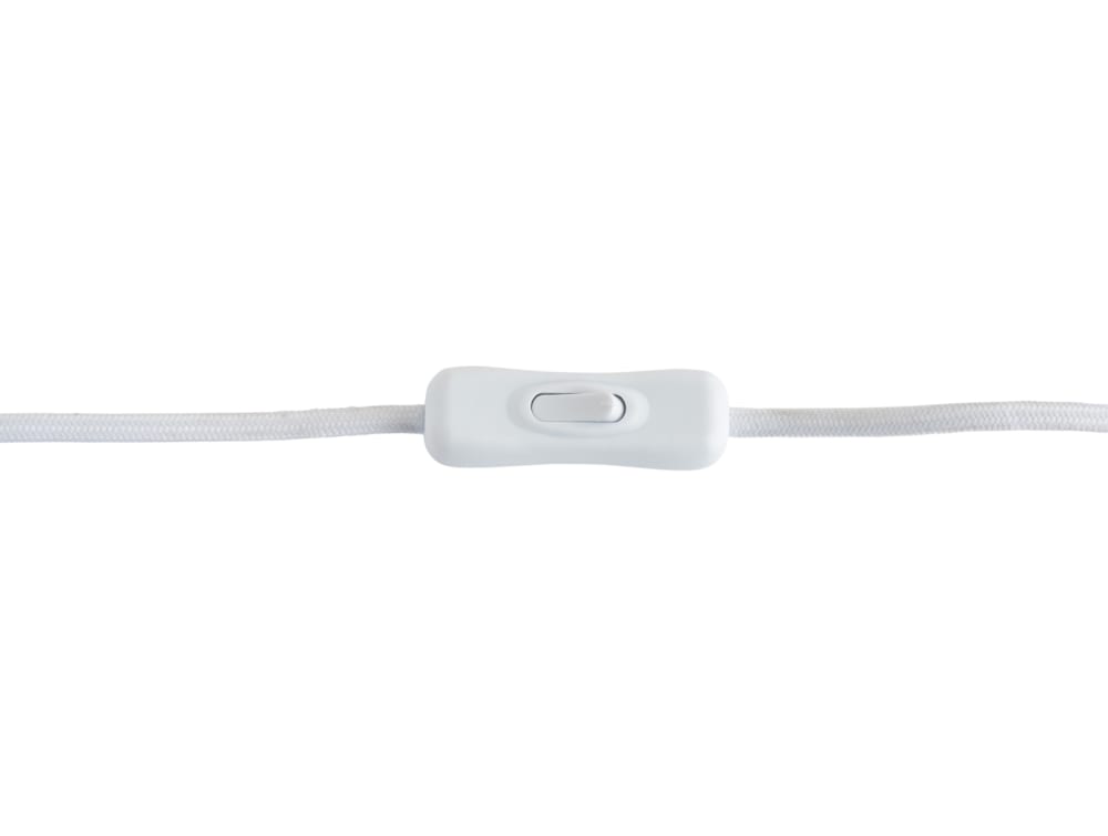 Lampe de table métal blanc 31x31x42cm — vue 4