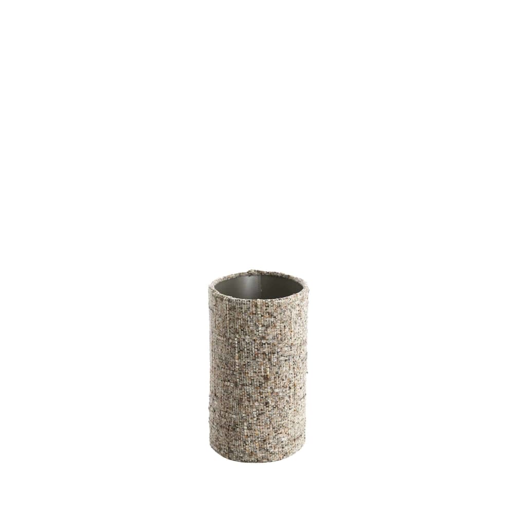 Lampenschirm aus Textilien, grau, 30x15x25cm - Maisons Du Monde
