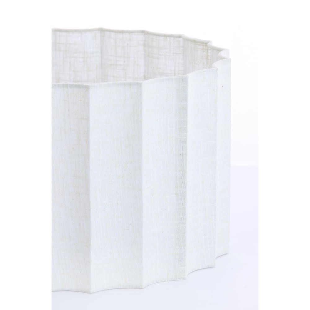 Zylinder Lampenschirm aus Textil, creme, Ø35cm - Maisons Du Monde
