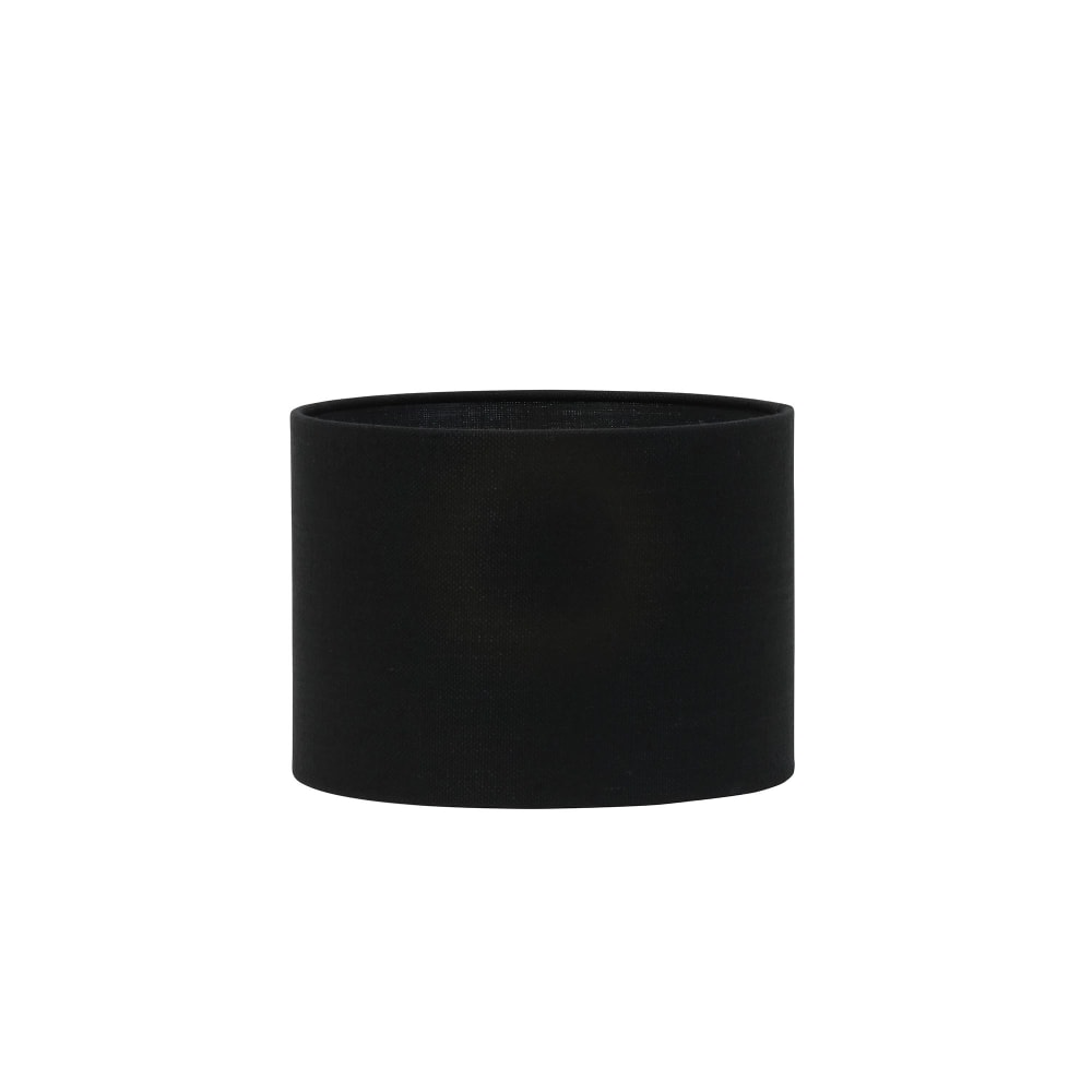 Light & Living Zylinder lampenschirm aus Baumwolle, schwarz, Ø30 cm style classic chic - Stoff