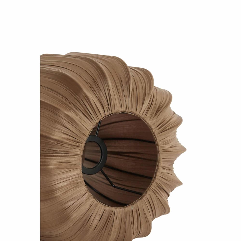 Lampenschirm aus Textilien, braun, Ø30x20cm - Maisons Du Monde