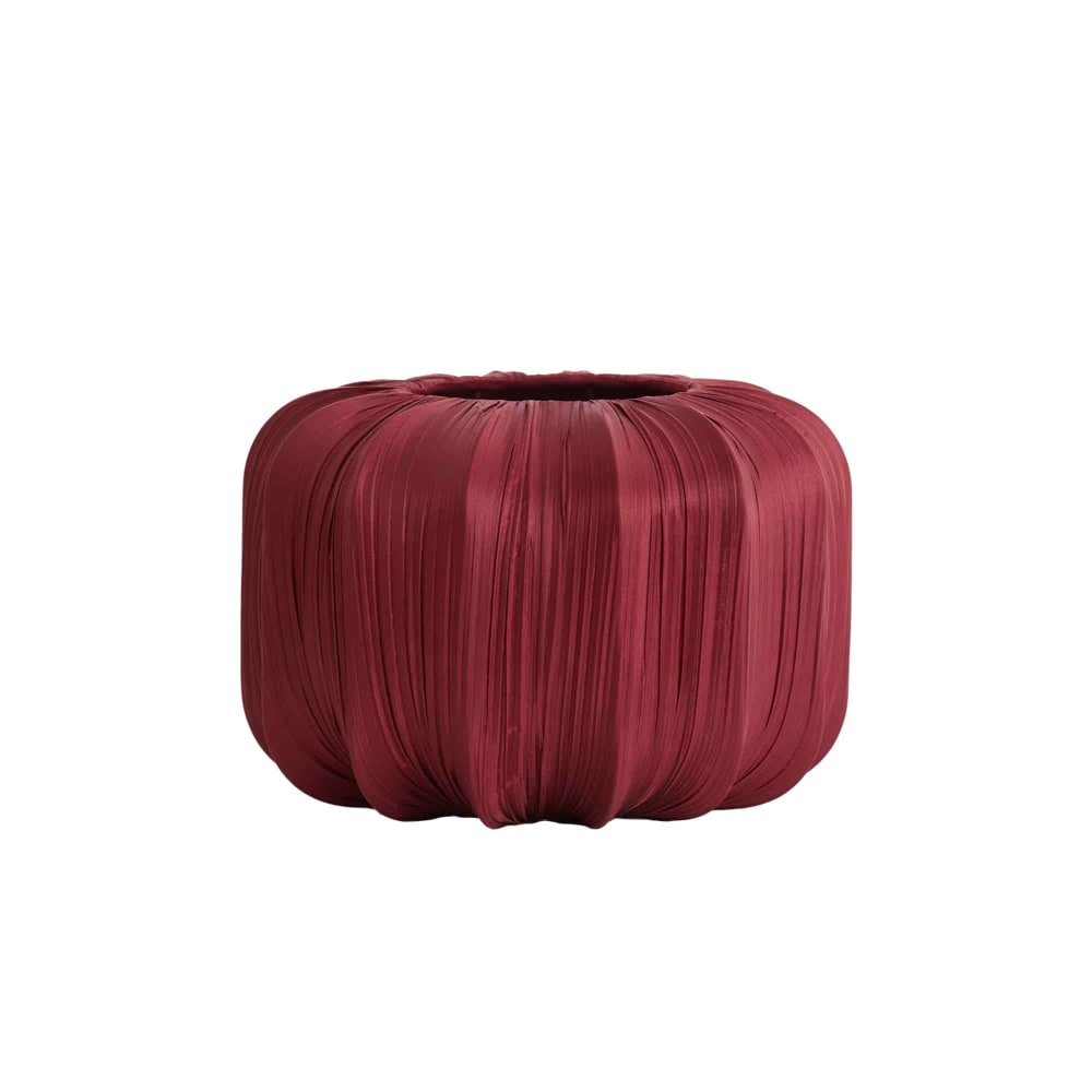 Light & Living Lampenschirm aus Textilien, rot, Ø30x20cm style modern - Stoff
