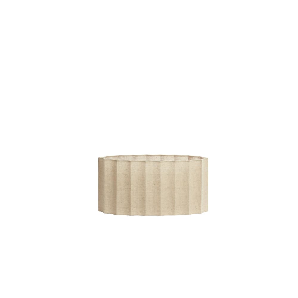 Light & Living Lampenschirm oval aus Textil, creme, 38x17.5x19cm style modern Beige Stoff