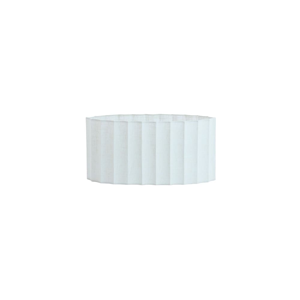 Light & Living Lampenschirm oval aus Textil, creme, 45x21x22cm style modern Weiß Stoff