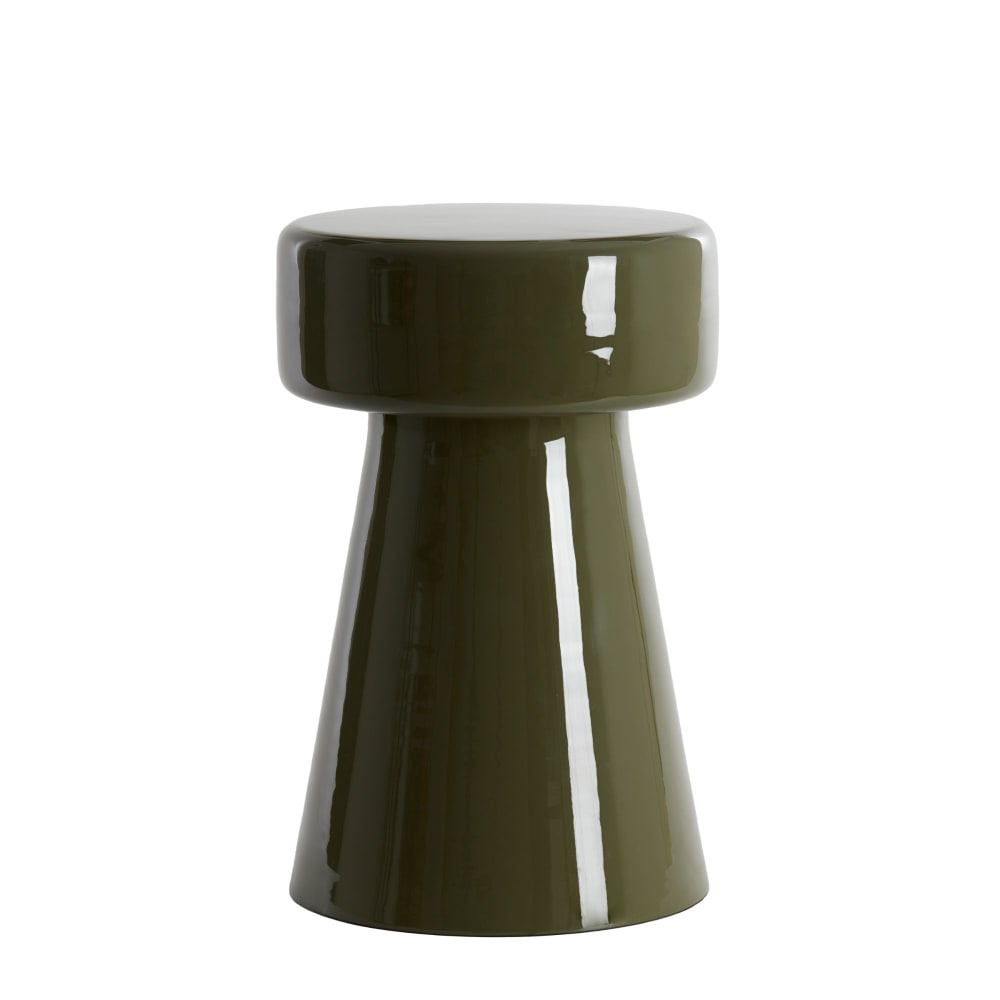 Light & Living Beistelltisch aus Metall, grün, Ø29cm style modern - Metall