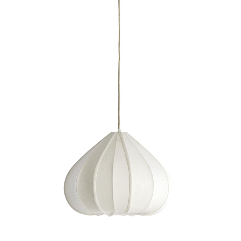 suspension textile blanc