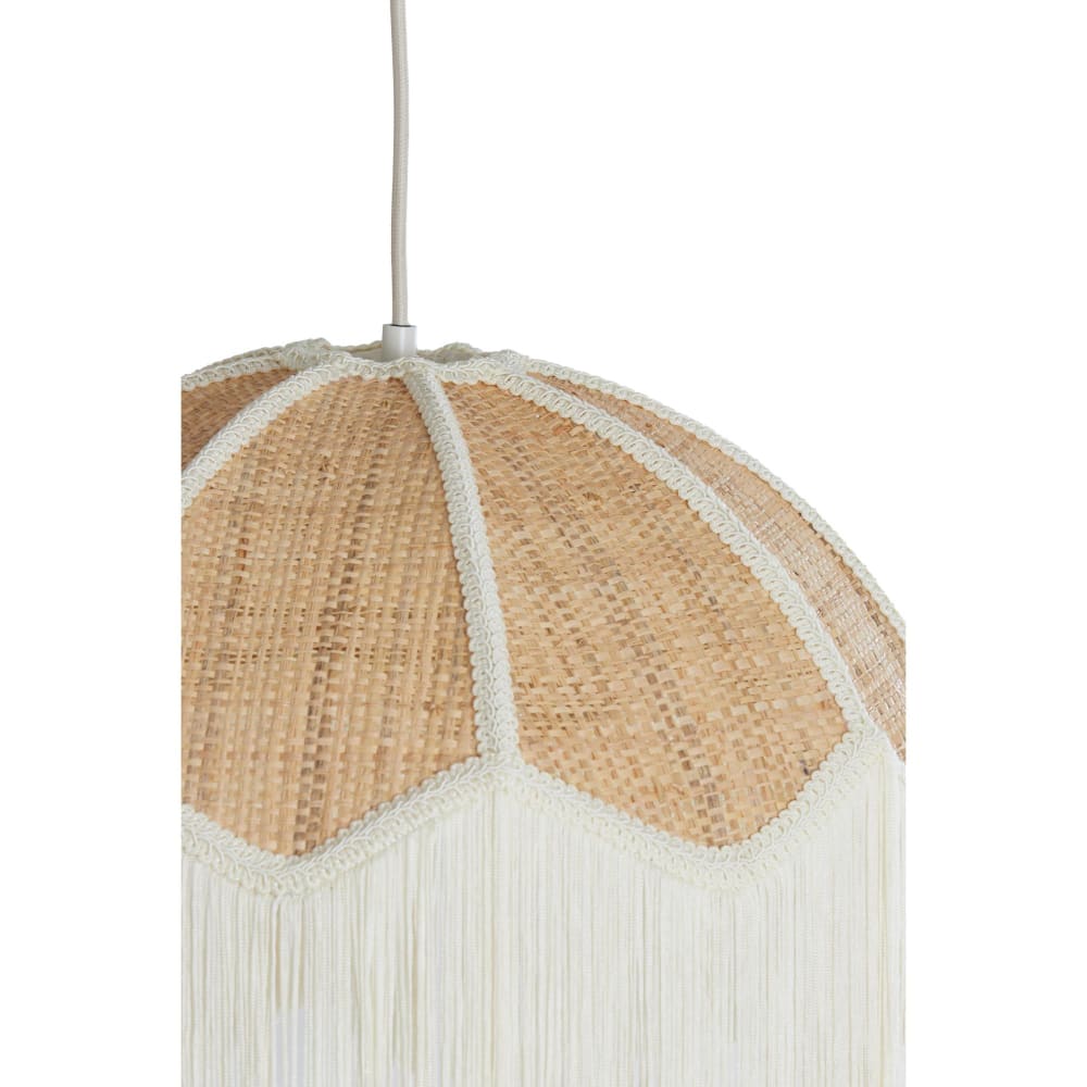Suspension matériel végétal marron clair ø40cm — vue 3