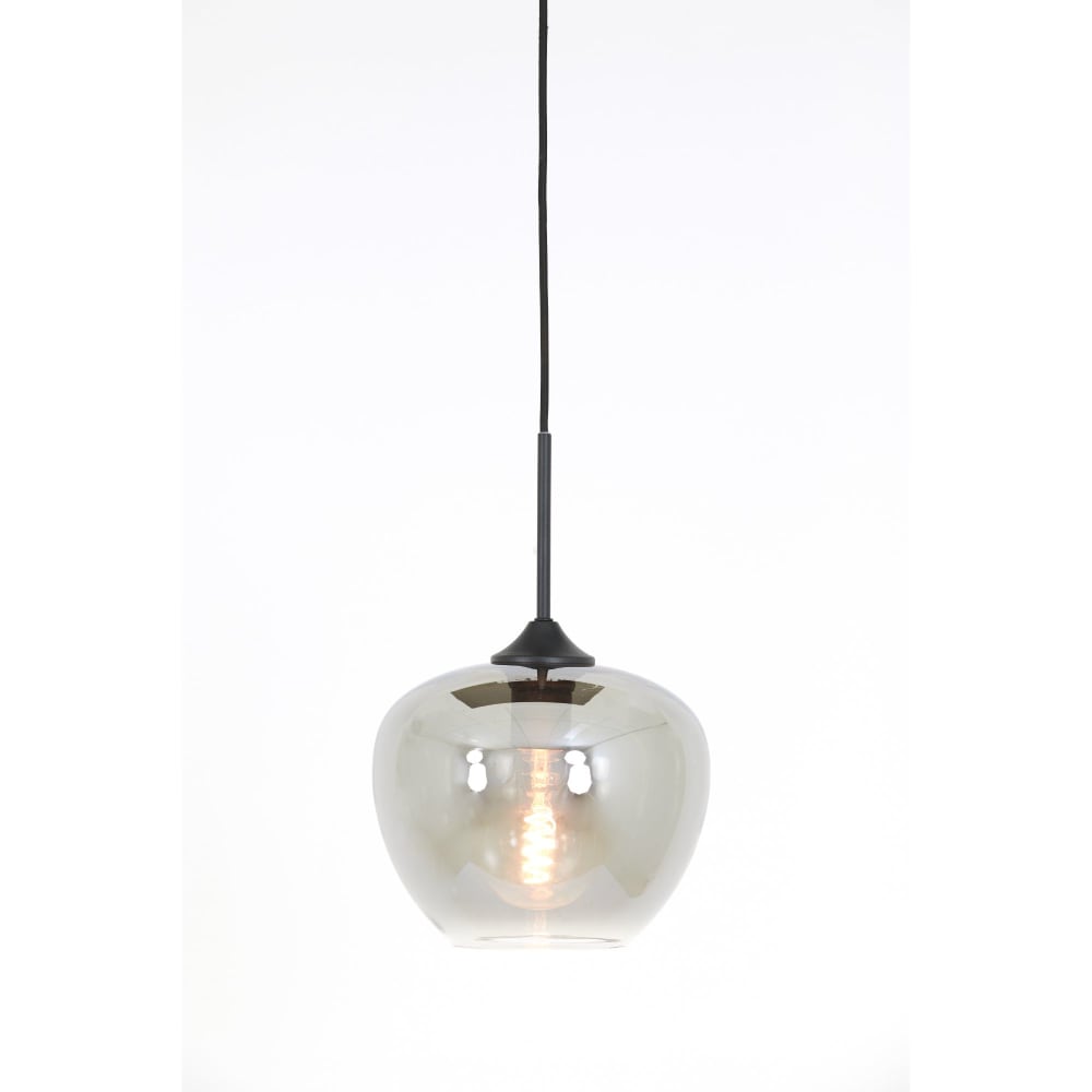 Suspension gris verre ø23cm — vue 3