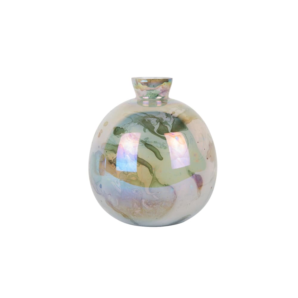 Vase verre vert ø23cm Vase verre vert ø23cm