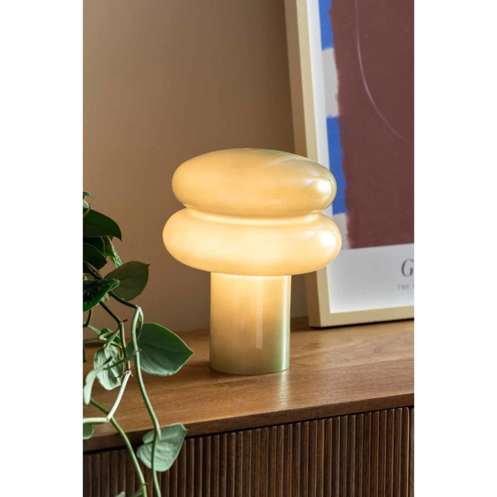 Lampe de table vert jungle ø20cm — vue 3