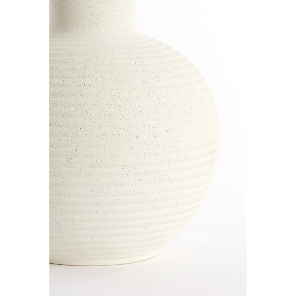 Vase céramique fine blanc ø34cm