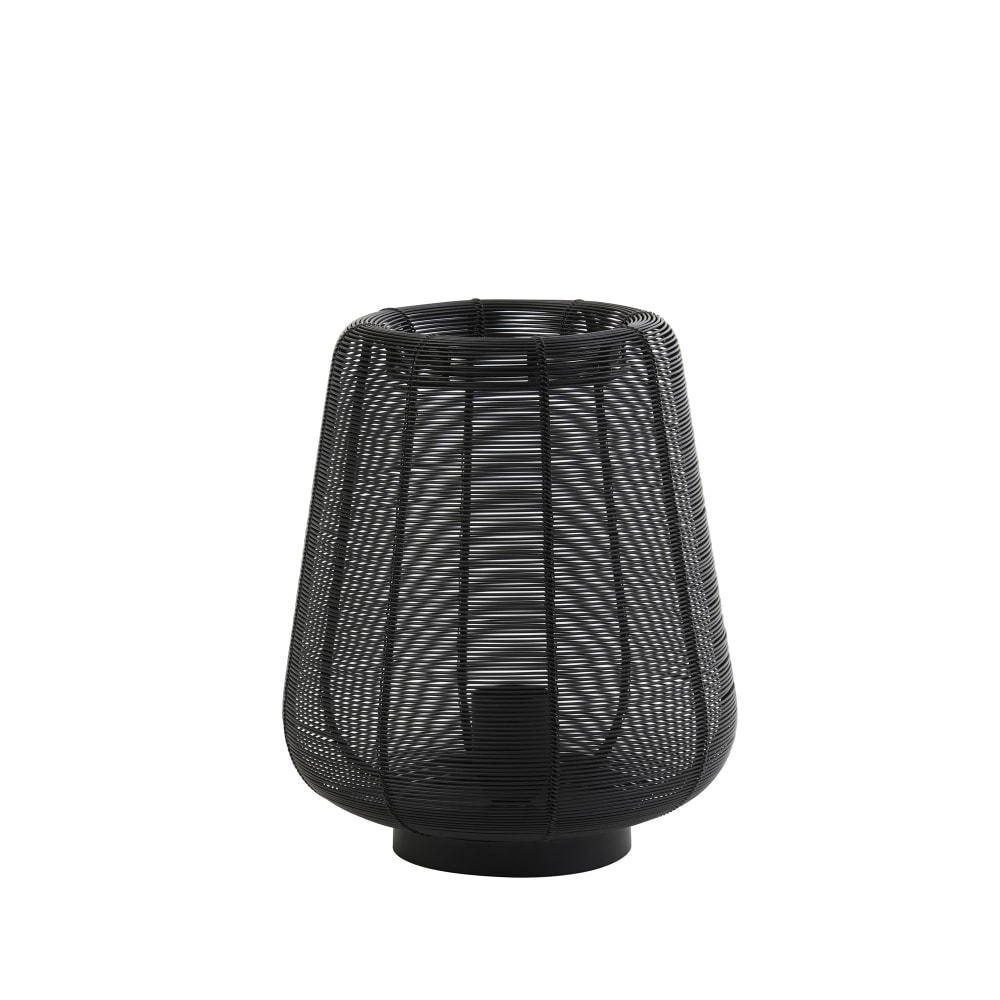 Light & Living Tischleuchte aus Metall, schwarz, Ø22cm style modern - Metall