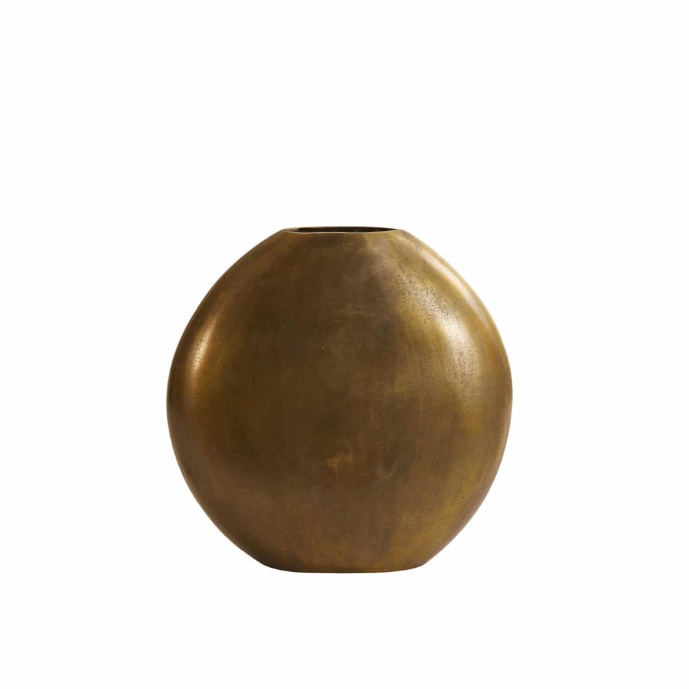 Light & Living Vase aus Metall, gold, 42x7x42cm style classic chic - Metall