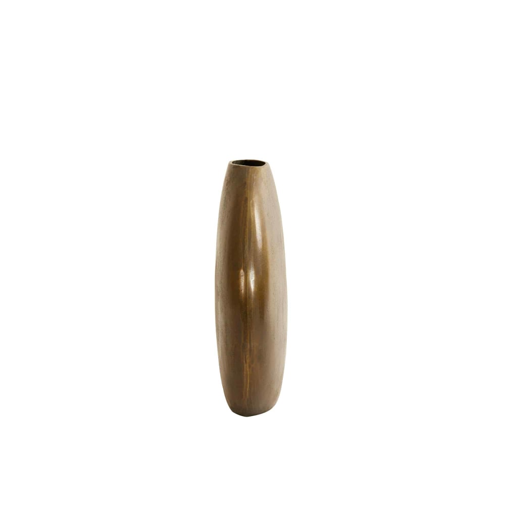 Vase aus Metall, gold, 42x7x42cm - Maisons Du Monde