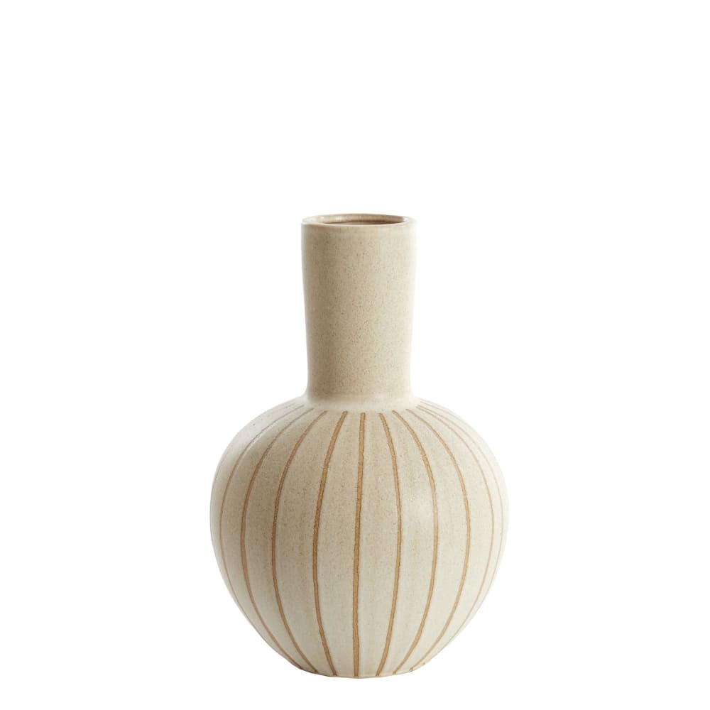 Light & Living Vase aus Feinkeramik, braun, 28.5x28.5x42cm style modern - -
