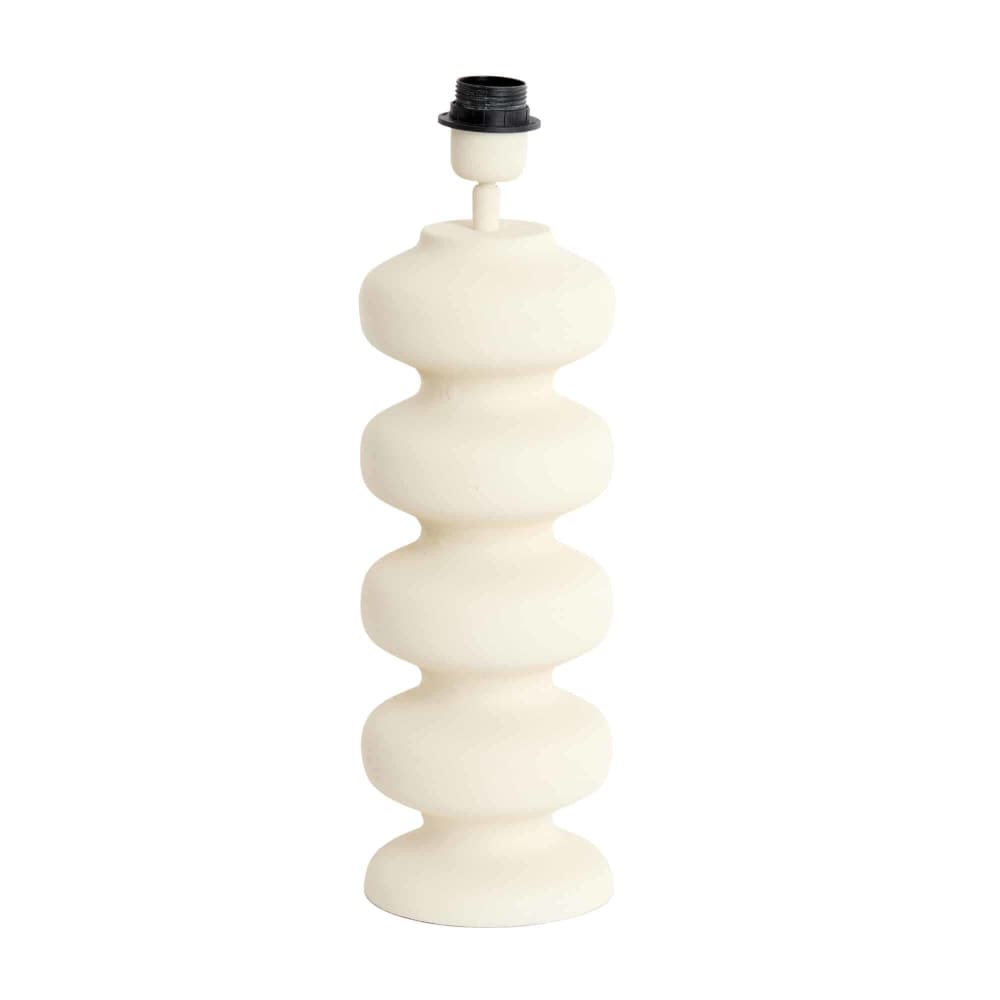 pied de lampe blanc ø15x42cm