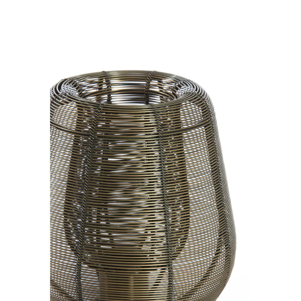 Tischleuchte aus Metall, gold, Ø18cm - Maisons Du Monde