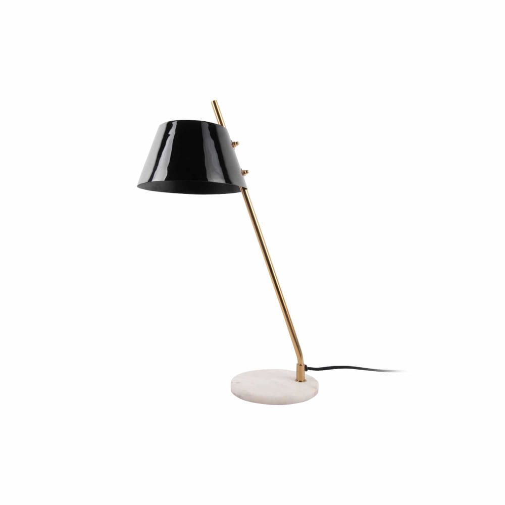 lampe de table fer noir