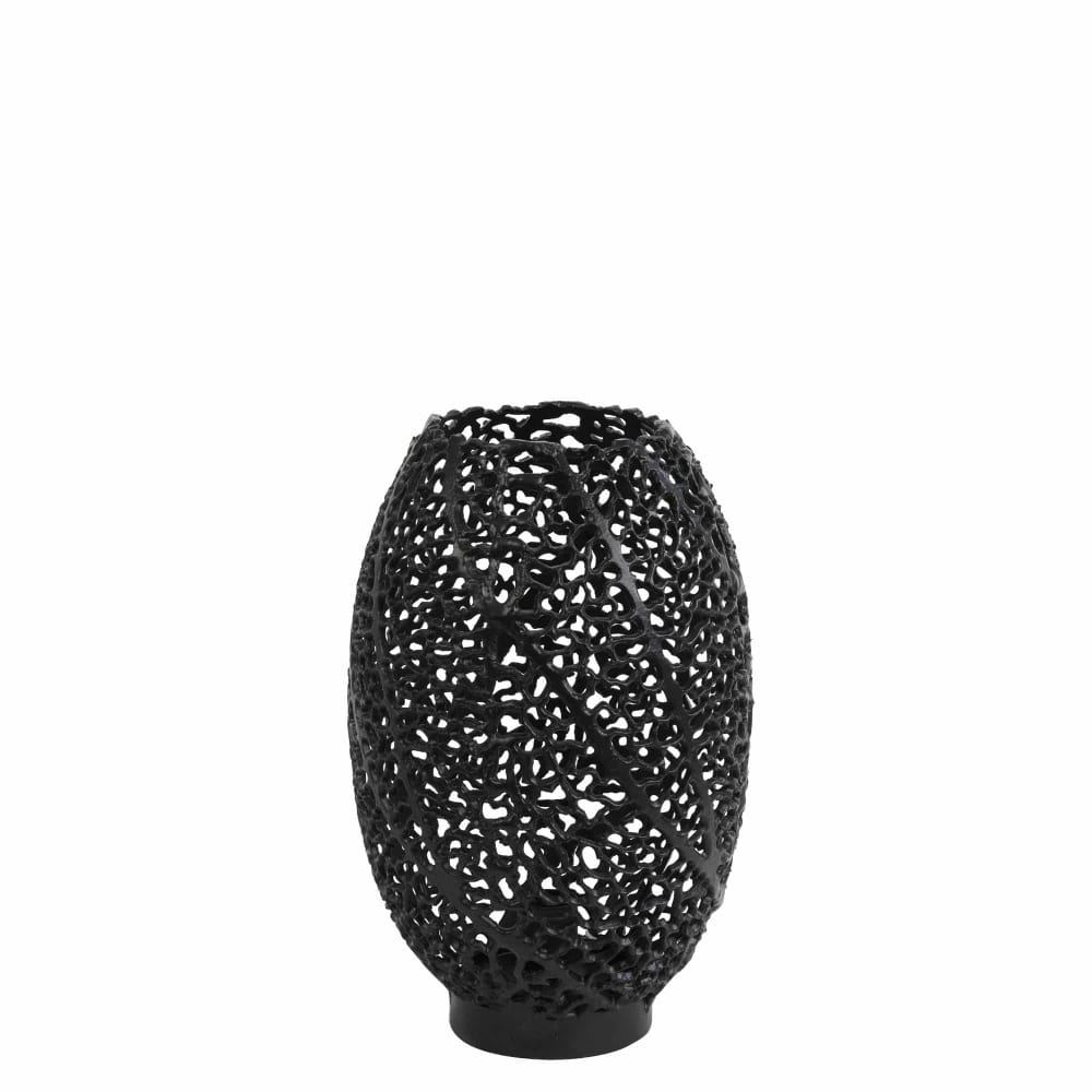 Light & Living Tischleuchte aus Metall, schwarz, Ø24cm style modern - Metall