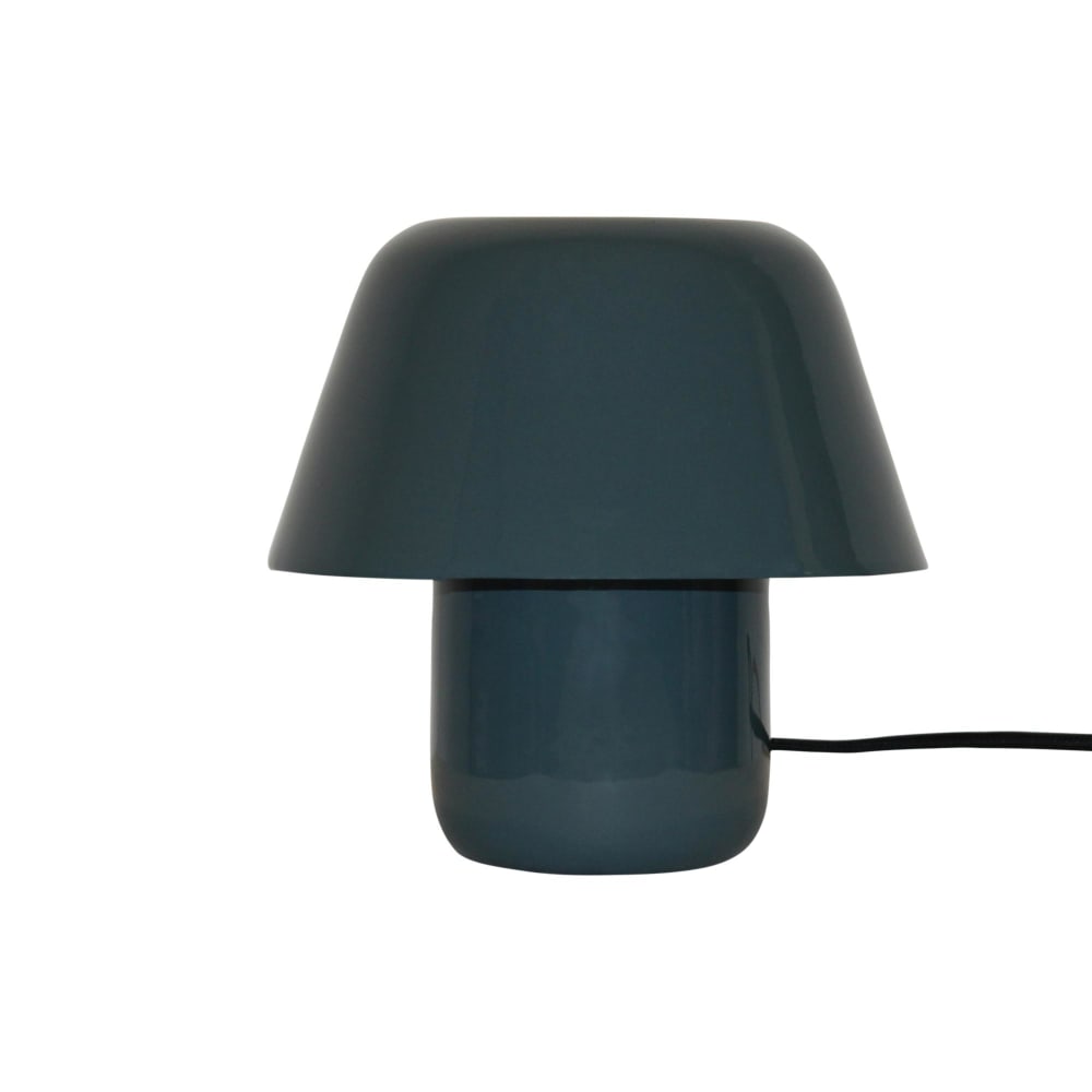Lampe de table fer bleu jean 20x20x19cm — vue 3
