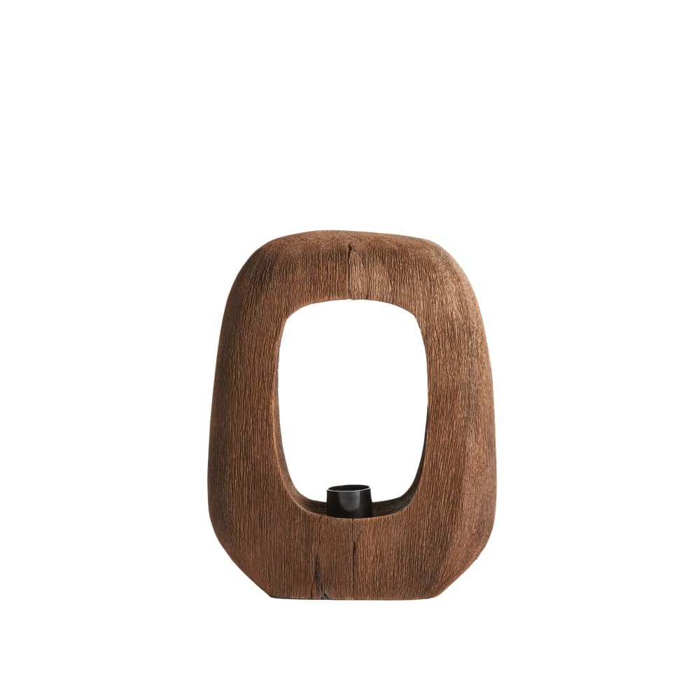 Light & Living Tischleuchte aus Holz, braun, 24x8x30cm style landhaus - Holz