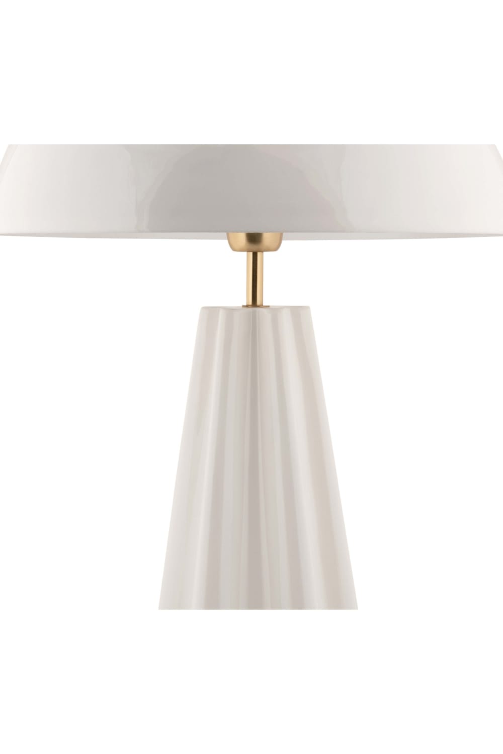 Lampe de table fer blanc ø30cm — vue 4