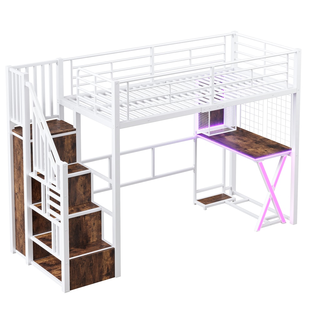 Lit mezzanine enfant - bureau